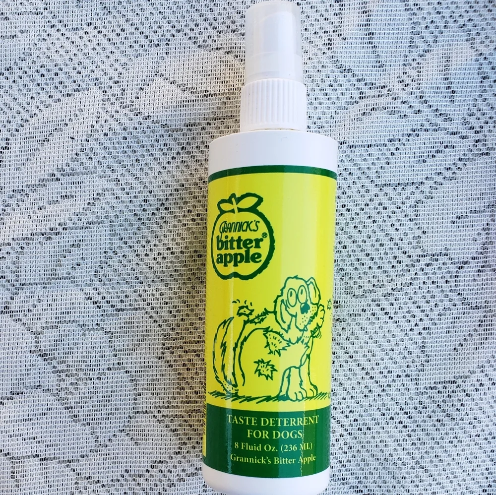 Bitter apple chew deterrent and chew toy bundle